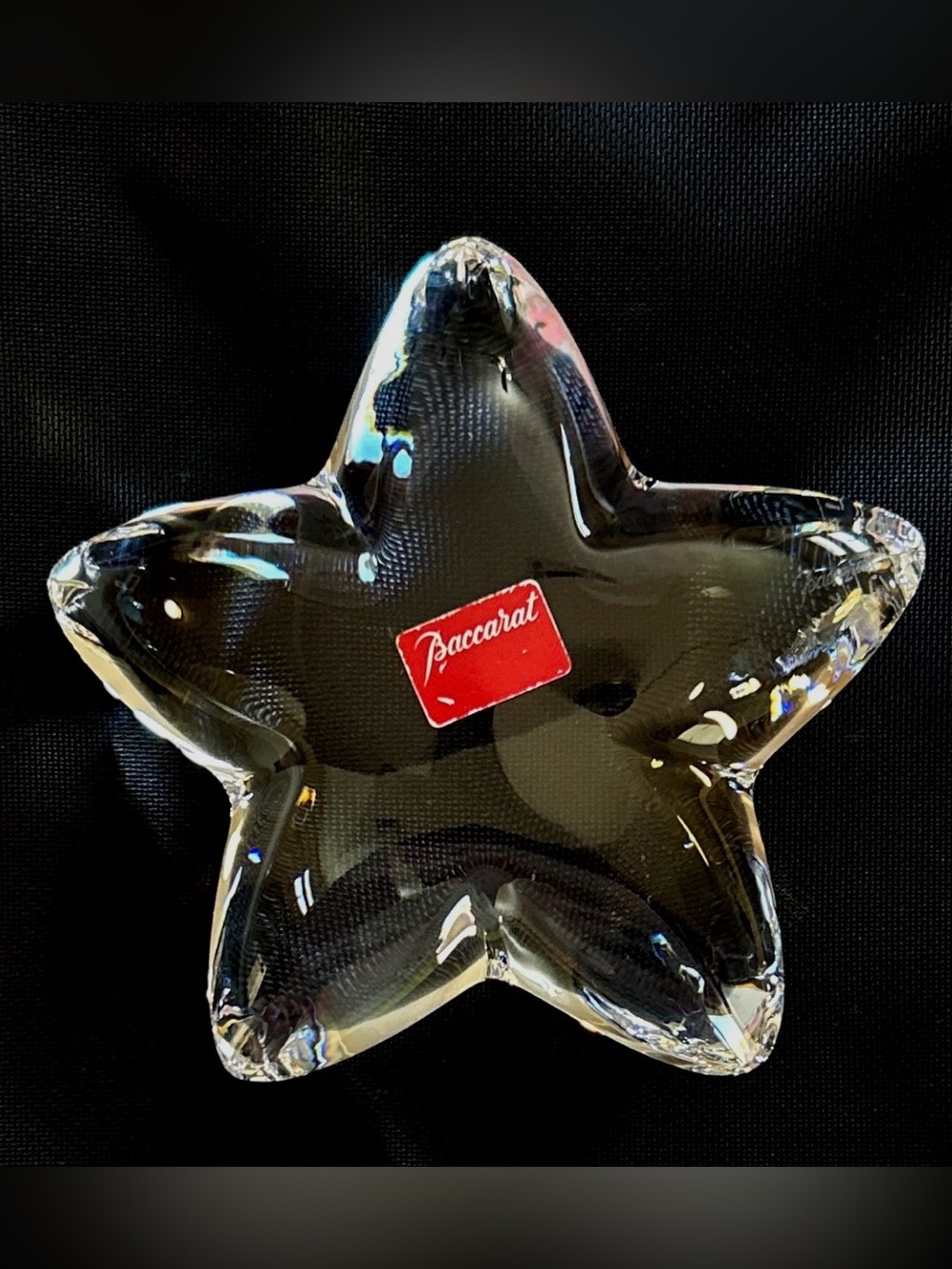 The Baccarat Crystal Star Paperweight